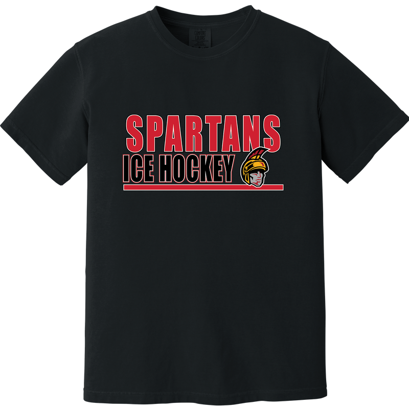 Seacoast Spartans (Ice Hockey) Heavyweight Ring Spun Tee