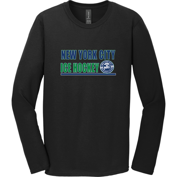 NYC Hockey Club Softstyle Long Sleeve T-Shirt