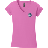 NYC Hockey Club Softstyle Ladies Fit V-Neck T-Shirt