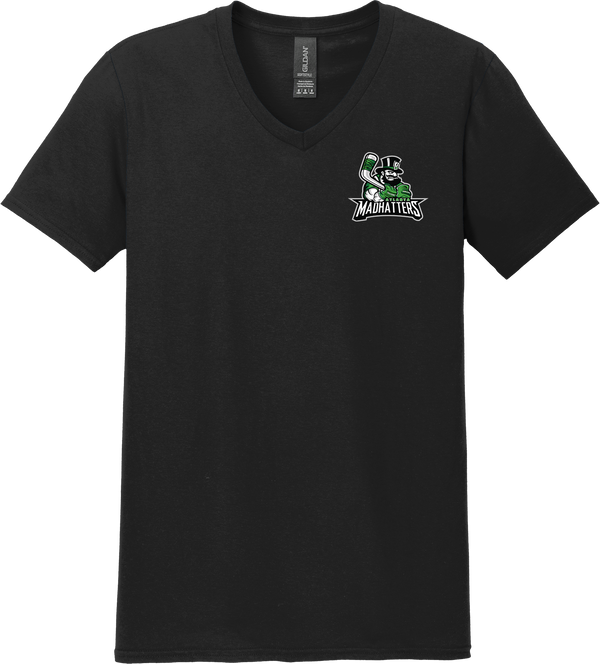 Atlanta Madhatters Softstyle V-Neck T-Shirt (D1903-LC)