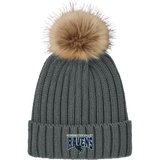Kensington Valley Ravens Faux Fur Pom Beanie