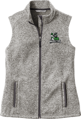 Atlanta Madhatters Ladies Sweater Fleece Vest (E1711-LC)