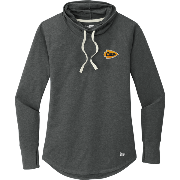Chelsea Chiefs New Era Ladies Sueded Cotton Blend Cowl Tee