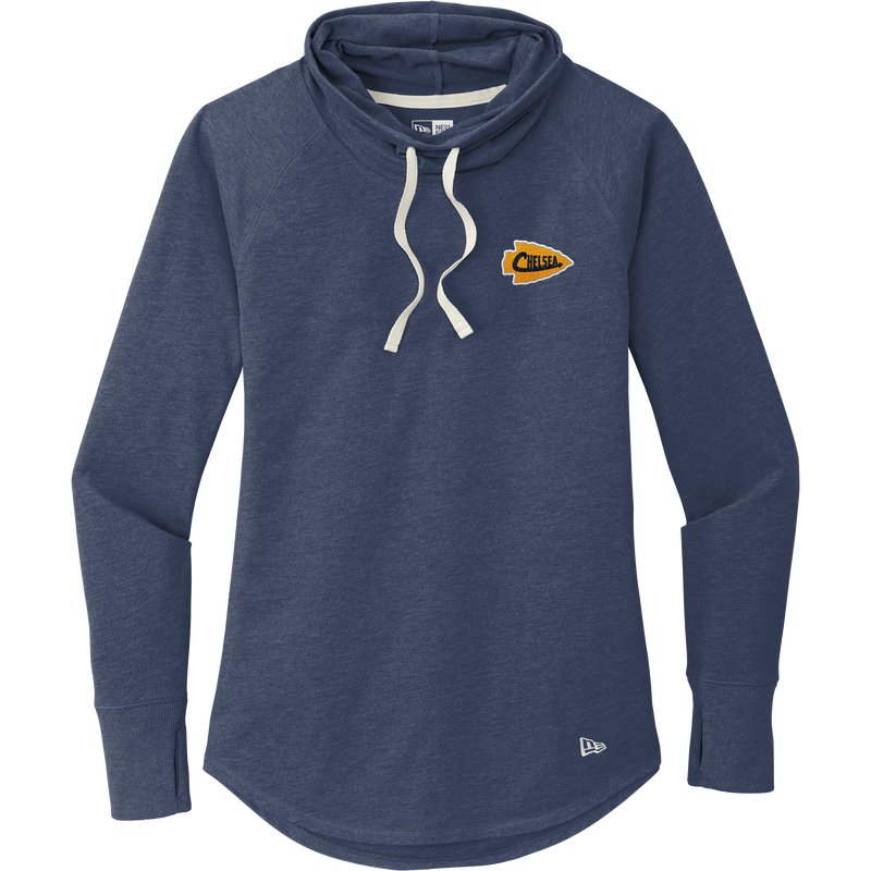 Chelsea Chiefs New Era Ladies Sueded Cotton Blend Cowl Tee