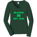 McGinn Elementary Women's Long Sleeve Fan Favorite V-Neck Tee