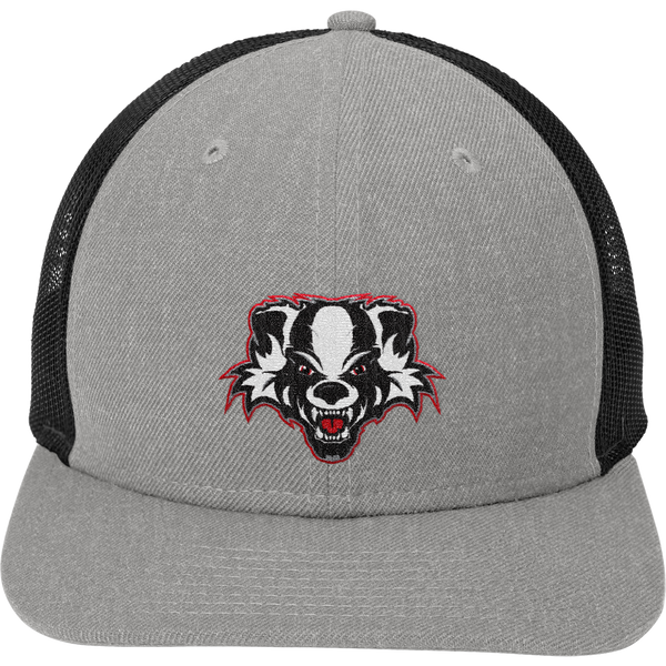 Scary Badgers New Era Snapback Low Profile Trucker Cap