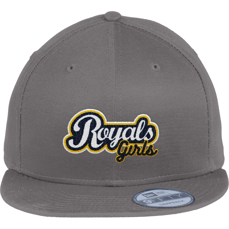 Royals Girls New Era Flat Bill Snapback Cap