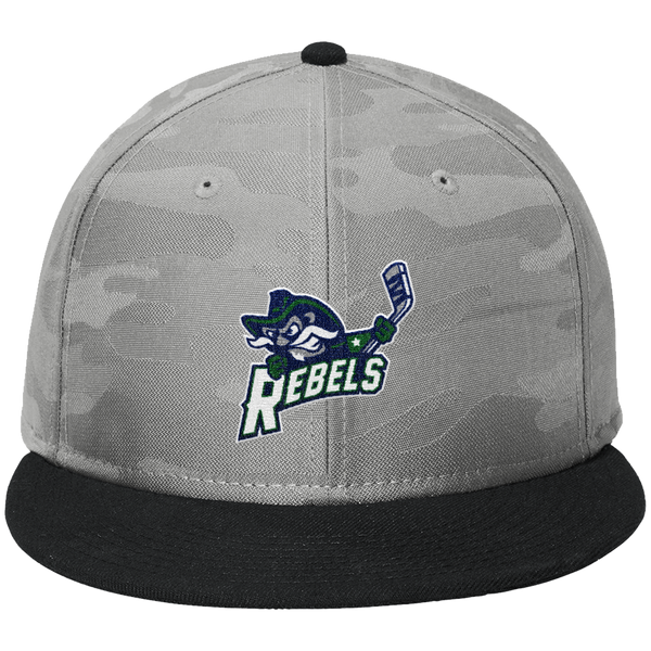 Kensington Valley Rebels New Era Camo Flat Bill Snapback Cap