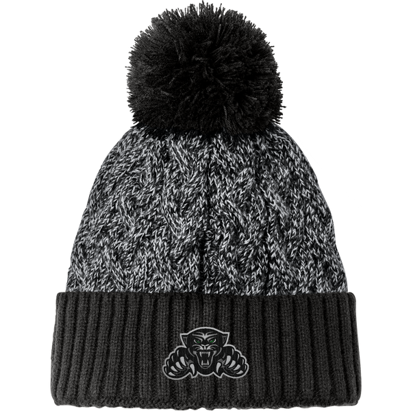 Igloo Jaguars New Era Marled Knit Pom Beanie