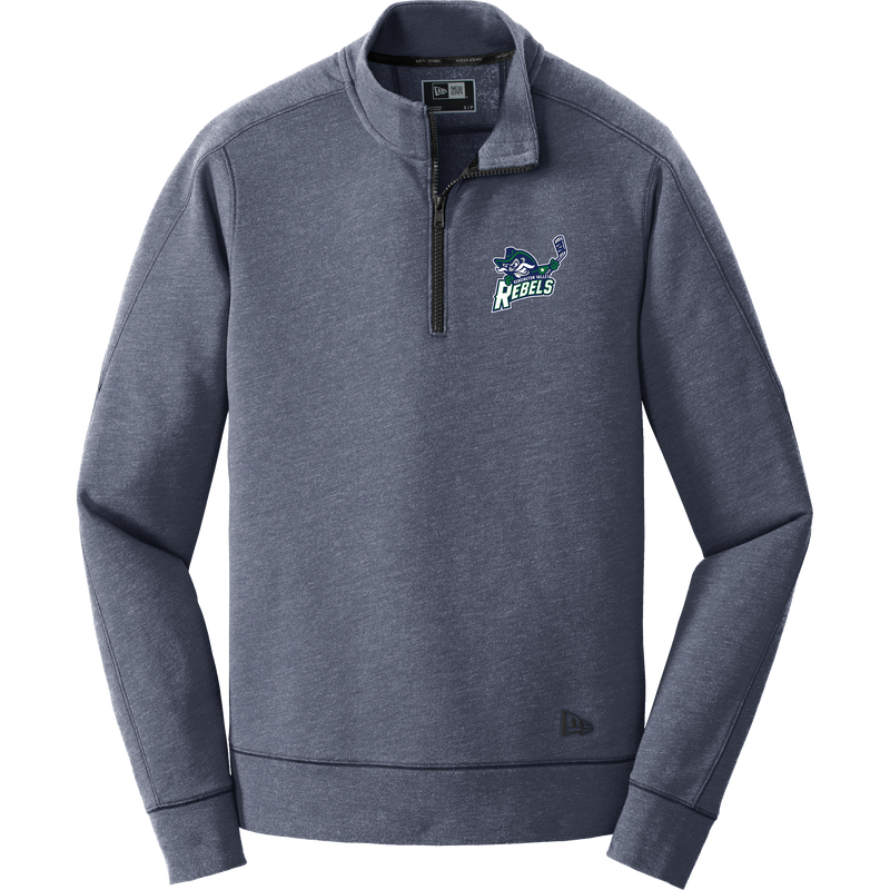 Kensington Valley Rebels New Era Tri-Blend Fleece 1/4-Zip Pullover