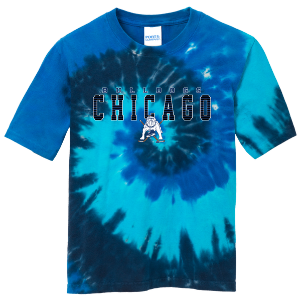 Chicago Bulldogs Youth Tie-Dye Tee