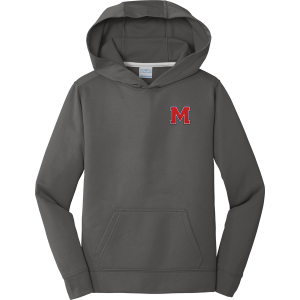 Mount St. Charles Youth Performance Fleece Pullover Hooded Sweatshirt