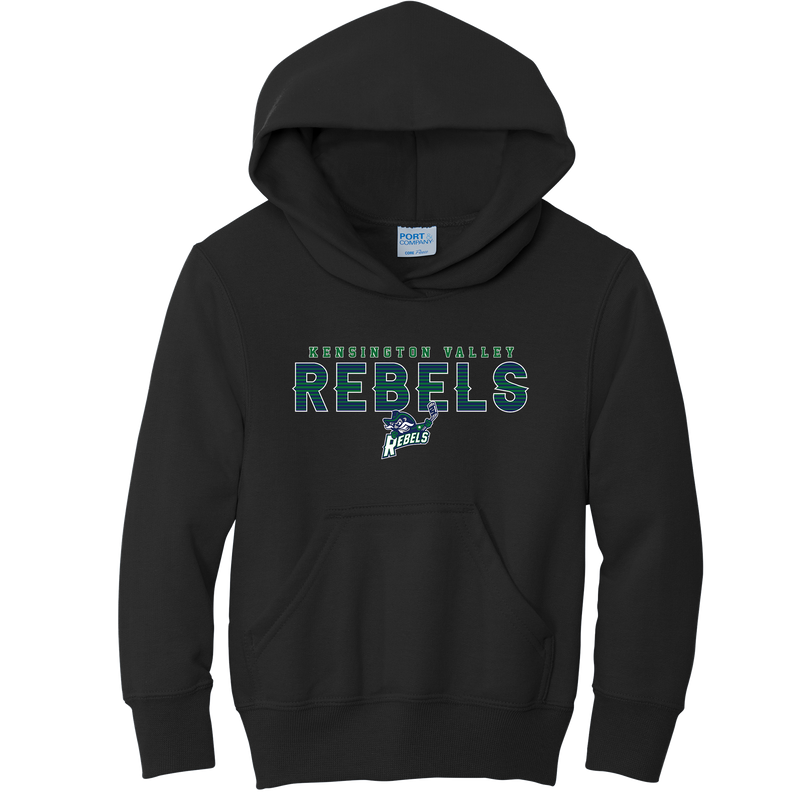 Kensington Valley Rebels Youth Core Fleece Pullover Hooded Sweatshirt