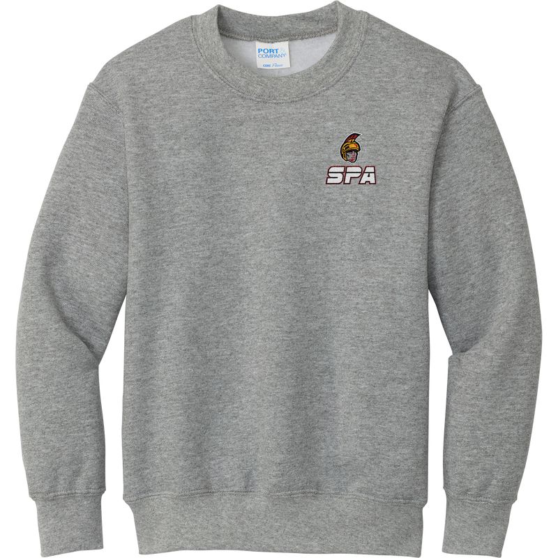 Seacoast Spartans (SPA) Youth Core Fleece Crewneck Sweatshirt
