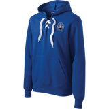 NYC Hockey Club Lace Up Pullover Hooded Sweatshirt