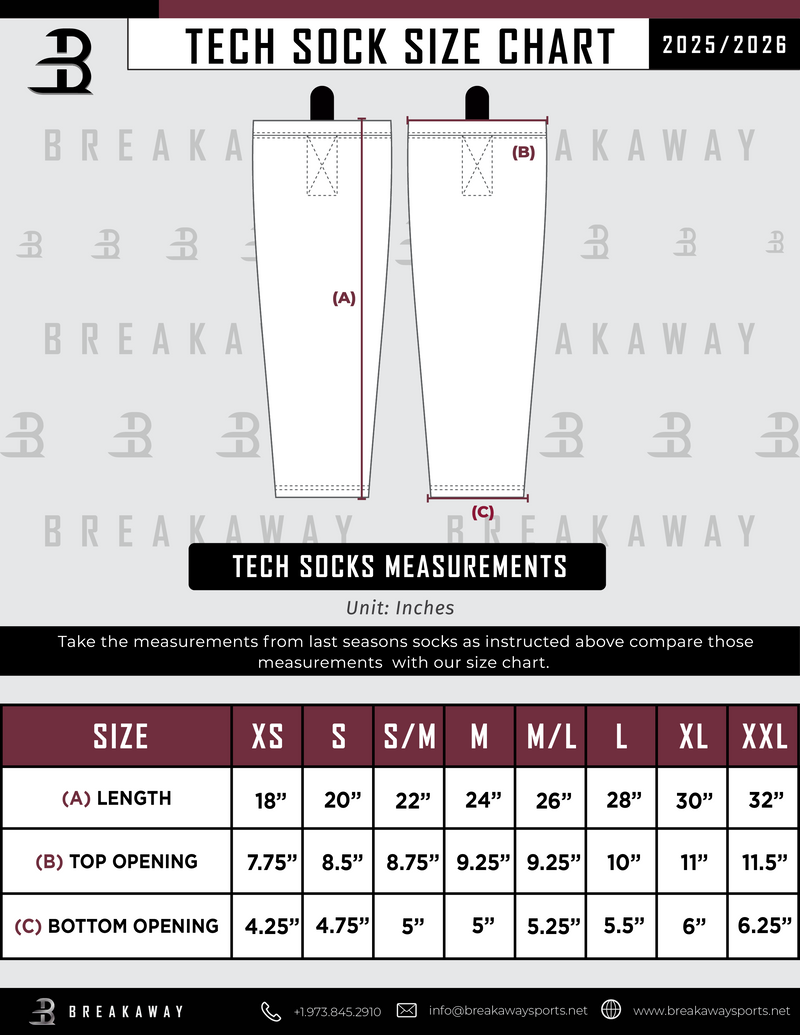NJ Titans Tier 2 Sublimated Tech Socks
