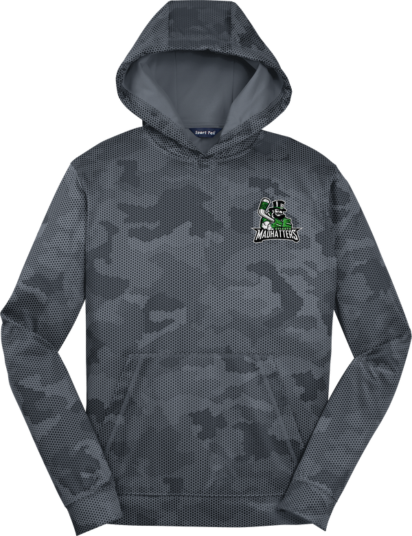 Atlanta Madhatters Youth Sport-Wick CamoHex Fleece Hooded Pullover (E1711-LC)