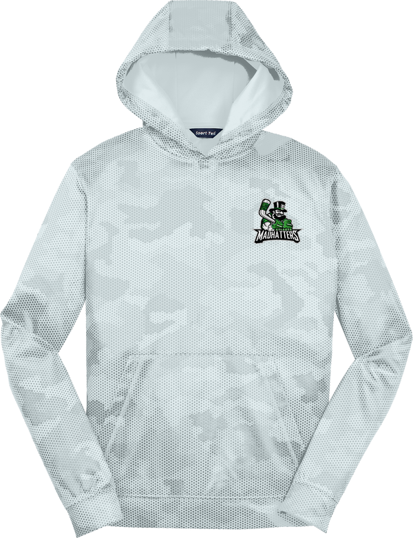 Atlanta Madhatters Youth Sport-Wick CamoHex Fleece Hooded Pullover